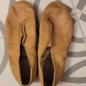 Tan Leather Ballet Flats
